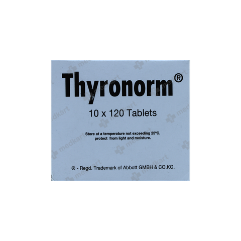THYRONORM 25MCG TABLET 120'S