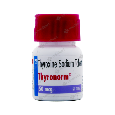 THYRONORM 50MCG TAB 1X120