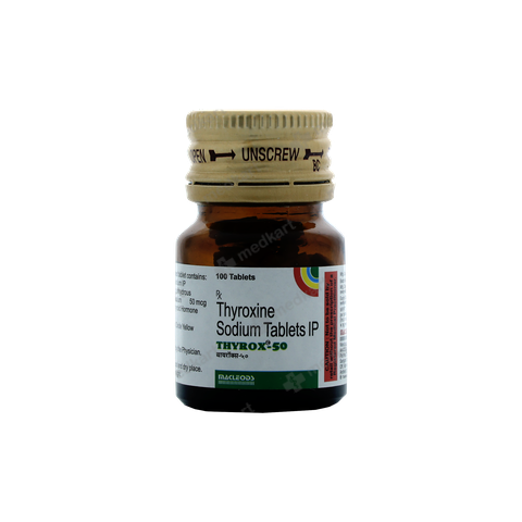THYROX 50MCG TABLET 100'S