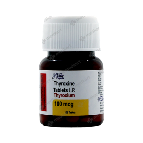 THYROXIUM 100MCG TABLET 120'S