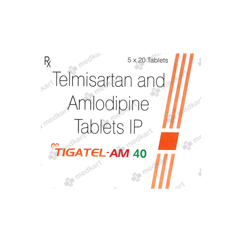 TIGATEL AM 40MG TABLET 20'S