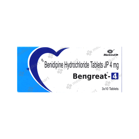 BENGREAT 4MG TABLET 10'S pack – Buy online at the best price on Medkart