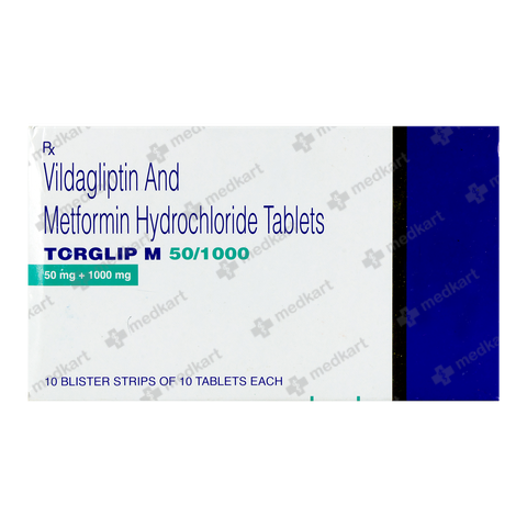 TORGLIP M 50/1000MG TABLET 10'S