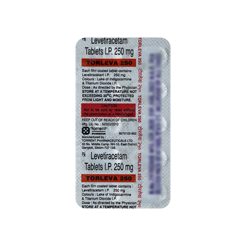 TORLEVA 250MG TABLET 10'S