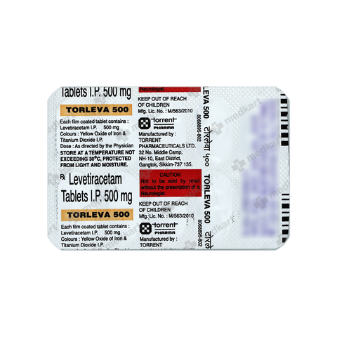 TORLEVA 500MG TABLET 10'S