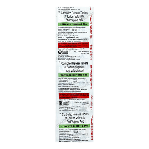TORVATE CHRONO 500MG TABLET 10'S