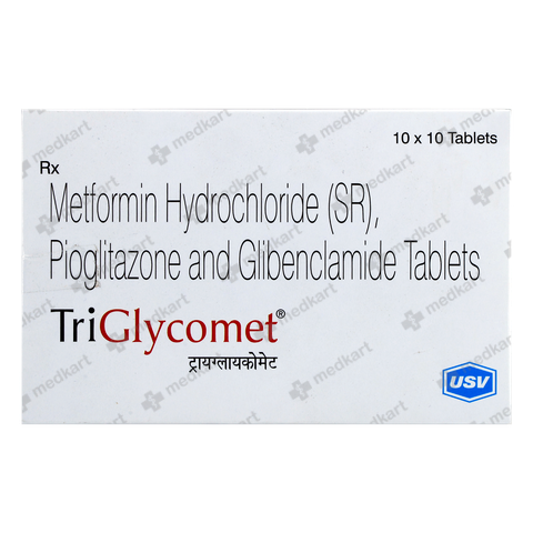 TRIGLYCOMET 15MG TABLET 10'S