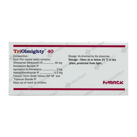 TRIOLMIGHTY 40MG TABLET 10'S