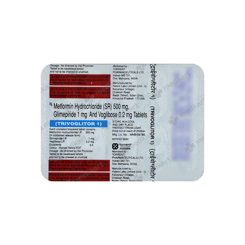 TRIVOGLITOR 1MG TABLET 10'S
