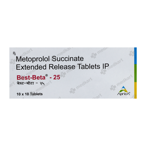 BEST BETA 25MG TABLET 10'S