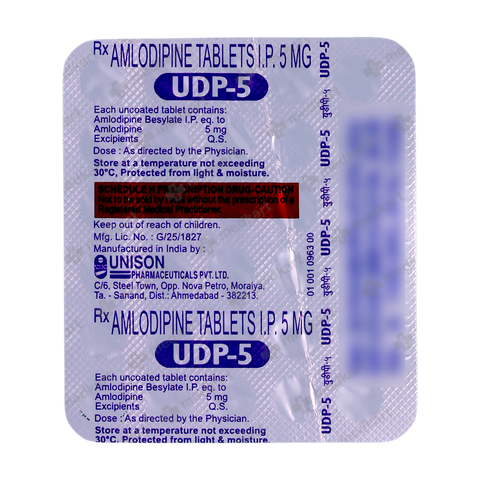 UDP 5MG TABLET 30'S