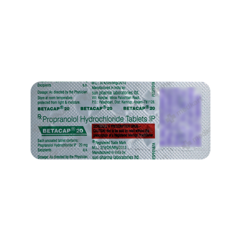 Order BETACAP 20 nline at Medkart