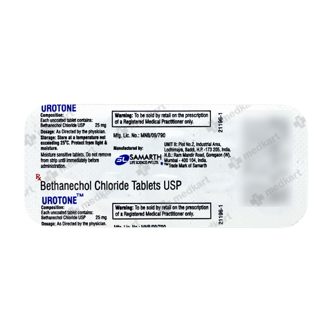 UROTONE 25MG TABLET 10'S