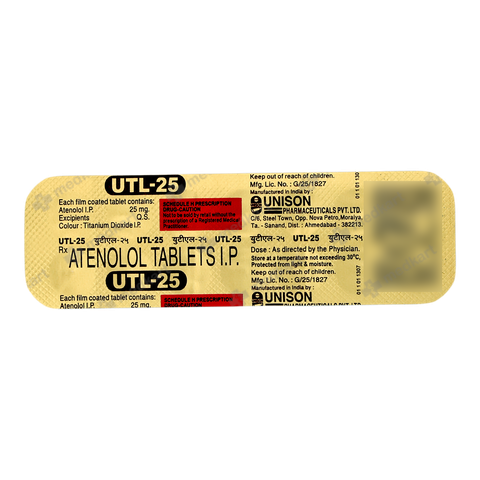 UTL 25MG TABLET 14'S