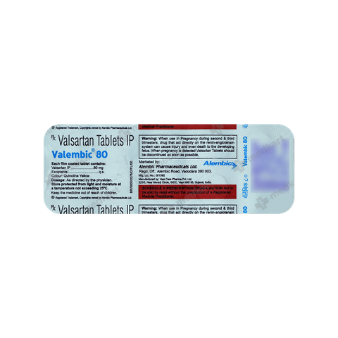 VALEMBIC 80MG TABLET 10'S