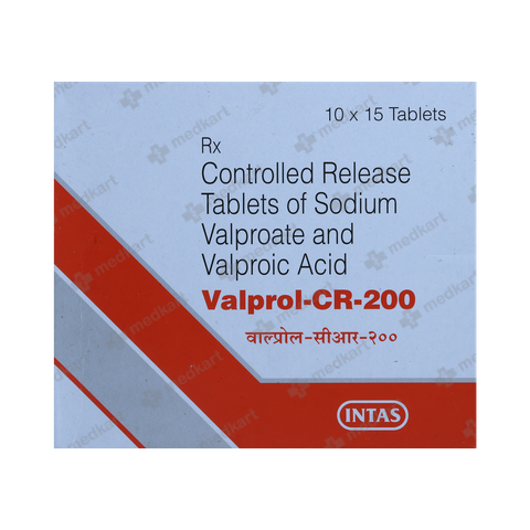VALPROL CR 200MG TABLET 15'S, Price, Composition & Generic Alternatives ...