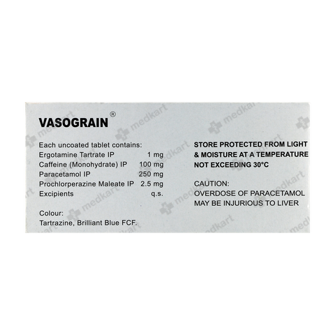 VASOGRAIN TABLET 14'S