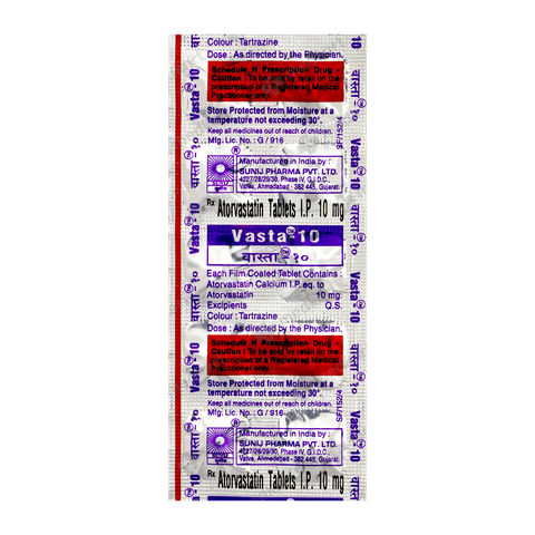 VASTA 10MG TABLET 10'S