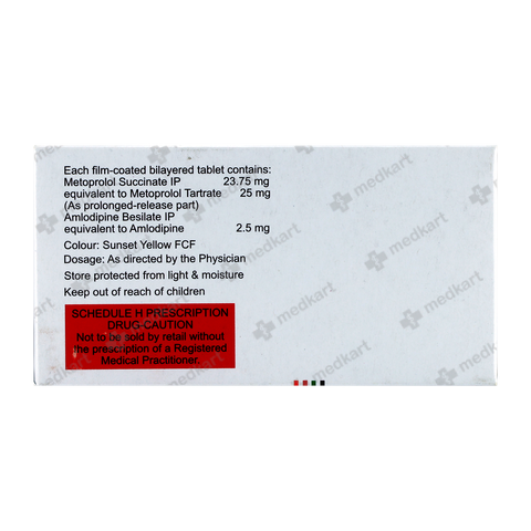 Buy VINICOR AM 25/2.5 Online at Medkart