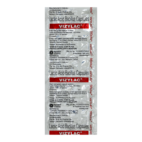 VIZYLAC CAPSULE 15'S