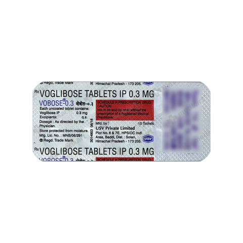 VOBOSE 0.3MG TABLET 10'S