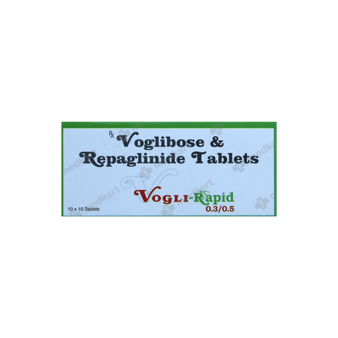 VOGLI RAPID 0.3/0.5MG TABLET 10'S