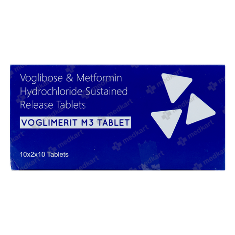 Buy Voglimerit M3 Tablet 10’s Online at Best Price