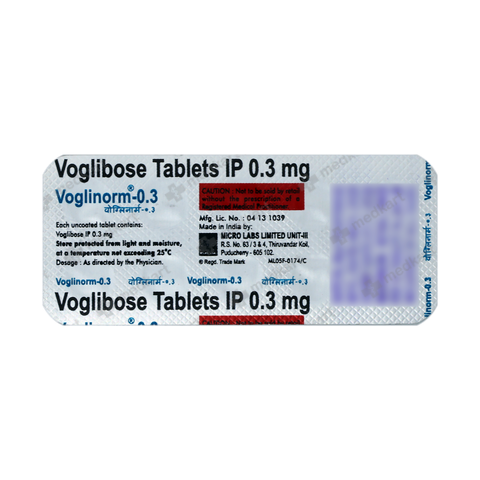 VOGLINORM 0.3MG TABLET 10'S