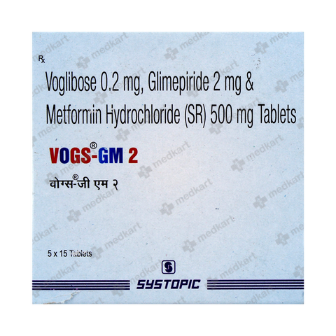 VOGS GM 2MG TABLET 15'S