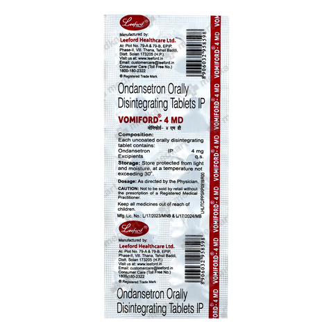 Buy VOMIFORD MD 4  Online 