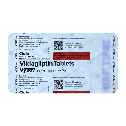 VYSOV 50MG TABLET 15'S