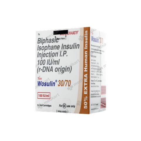 NEW WOSULIN 30/70 PENFILL 3 ML