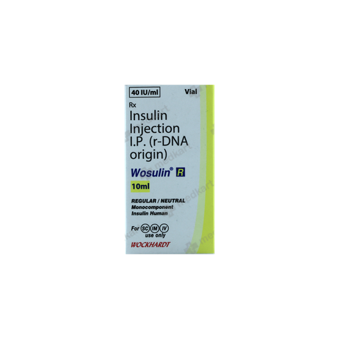 WOSULIN R 40IU VIAL