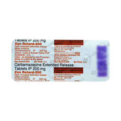 ZEN RETARD 200MG TABLET 10'S