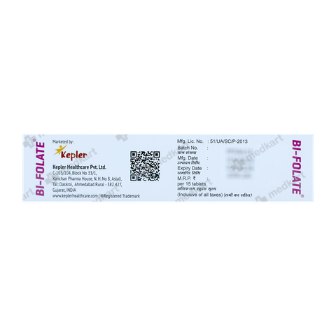 BI FOLATE TABLET 15'S