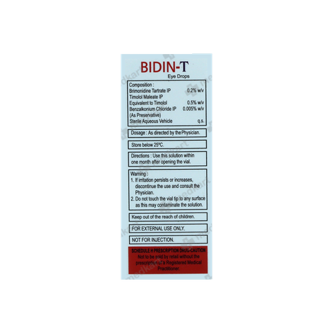 BIDIN T DROPS 5 ML