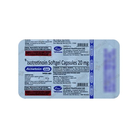 Isotretinoin 20mg Generic