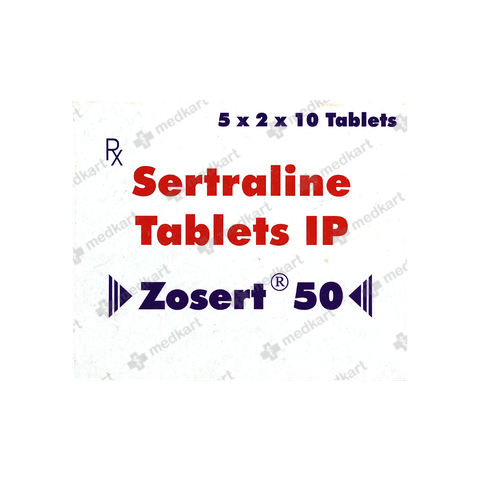 ZOSERT 50MG TABLET 10'S