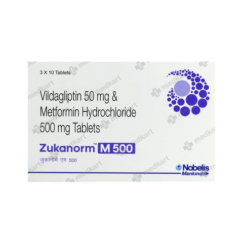 ZUKANORM M 500MG TABLET 10'S