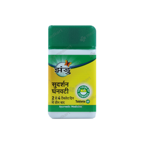 SUDARSHAN GHANVATI (ZANDU) TABLET 40'S