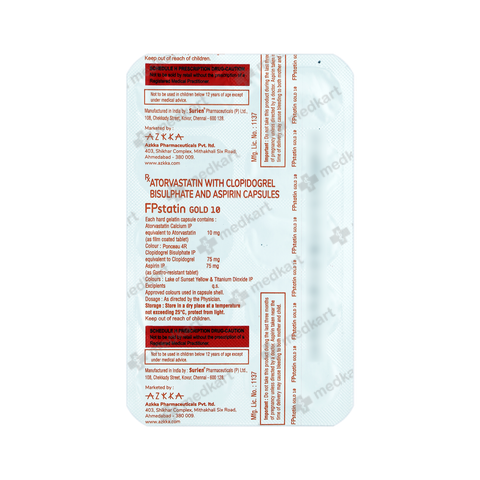 FPSTATIN GOLD 10MG CAPSULE 10'S