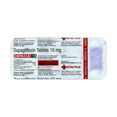 DAPASTAT 10MG TABLET 10'S
