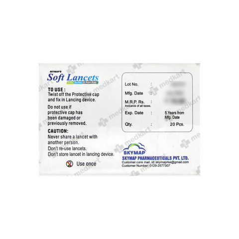 LANCET NEEDLE 1 BOX = 20 NEEDLES