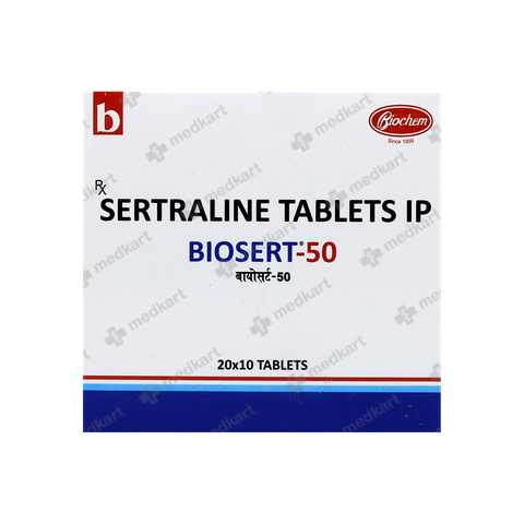 BIOSERT 50MG TABLET 10'S