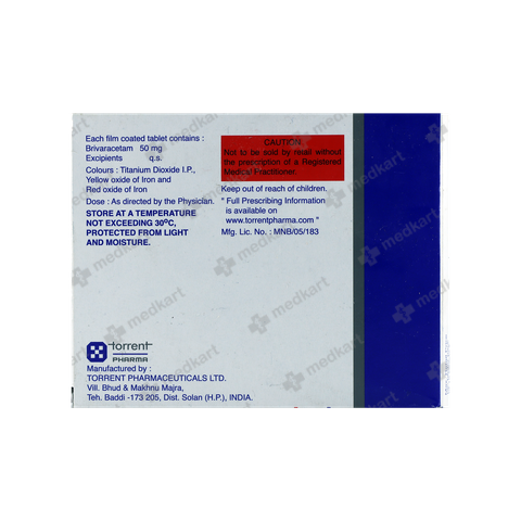 Order BRITZILAM 50 nline at Medkart
