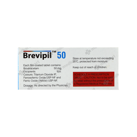 BREVIPIL 50MG TAB 1X10