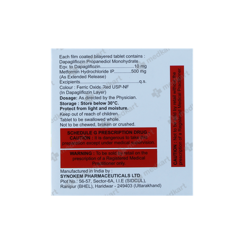 Buy online DAPRICA M 10/500 at Medkart