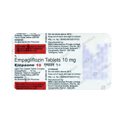 EMPAONE 10MG TAB 1X10