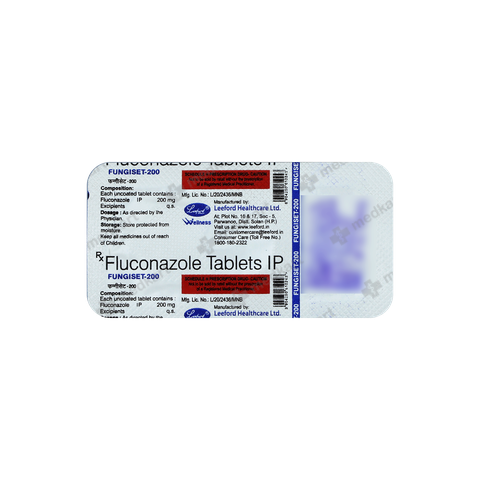 FUNGISET 200 TABLET 1'S
