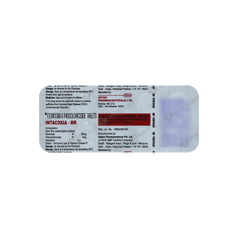 INTACOXIA MR TABLET 10'S